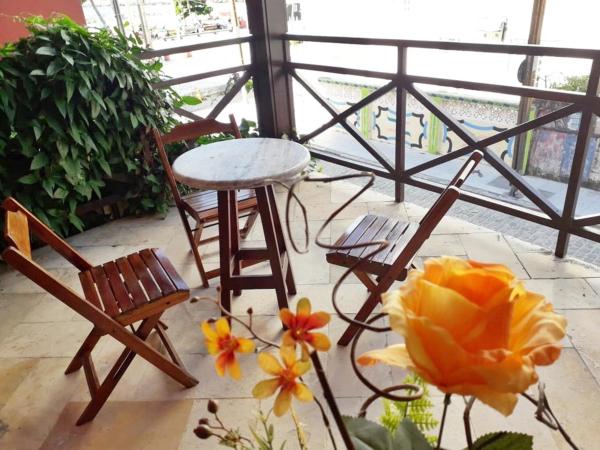 Pousada Fortal Villa Praia : photo 6 de la chambre chambre triple avec balcon - vue sur mer
