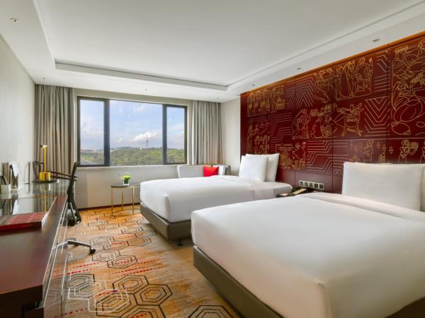 China Hotel Guangzhou-Free Shuttle Bus to Canton Fair Complex : photo 3 de la chambre chambre lit king-size ou lits jumeaux deluxe