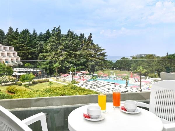 Hotel Mediteran Plava Laguna : photo 1 de la chambre chambre supérieure avec balcon et vue sur la mer