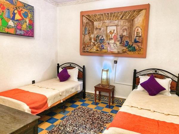 Riad Beldy : photo 3 de la chambre chambre lits jumeaux avec salle de bains privative