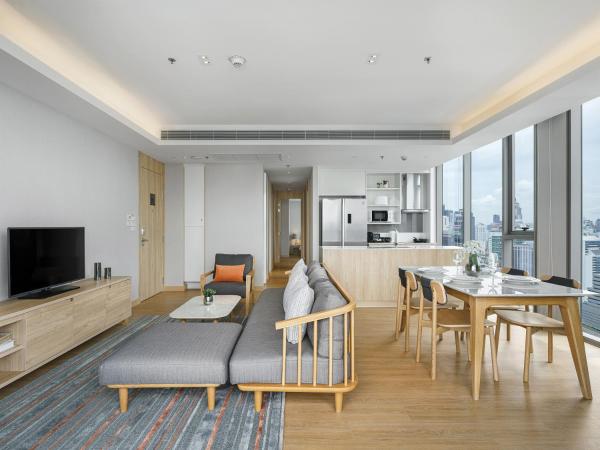 Oakwood Suites Bangkok : photo 6 de la chambre appartement supérieur 2 chambres