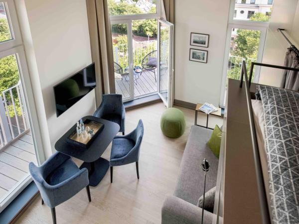 OBERDECK Studio Apartments - Adults only : photo 1 de la chambre appartement premium avec balcon - en duplex