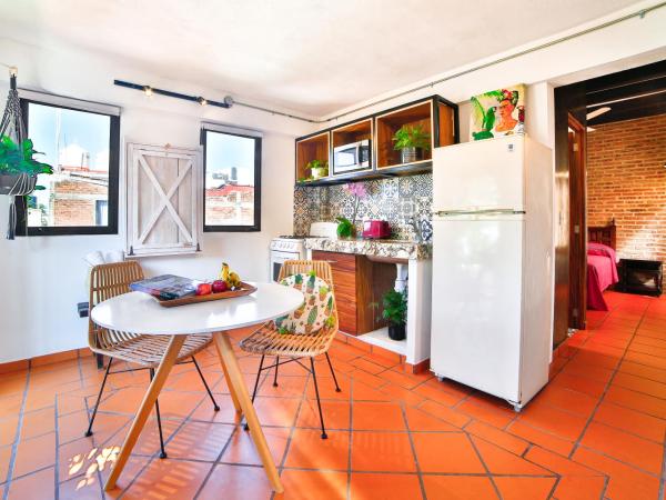 Hotel Villa del Mar Tradicional : photo 4 de la chambre suite avec kitchenette