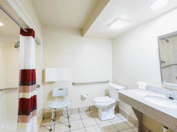GreenTree Inn - IAH Airpot JFK Blvd : photo 4 de la chambre standard queen room - disability access/roll-in shower non-smoking