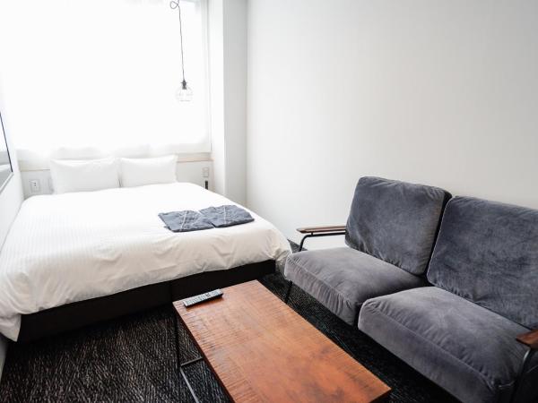 Hotel Potmum Sapporo : photo 2 de la chambre chambre double avec salle de bains privative