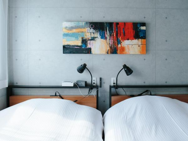 Hotel Potmum Sapporo : photo 3 de la chambre chambre lits jumeaux spacieuse