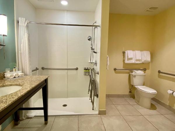 Holiday Inn Express Hotel & Suites Orlando East-UCF Area, an IHG Hotel : photo 3 de la chambre chambre lit king-size pour personnes à mobilité réduite – douche accessible en fauteuil roulant - non-fumeurs