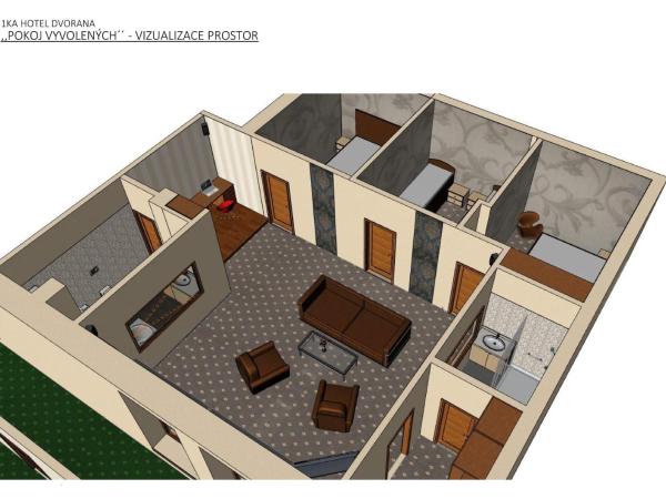 Hotel Dvorana : photo 5 de la chambre suite 3 chambres