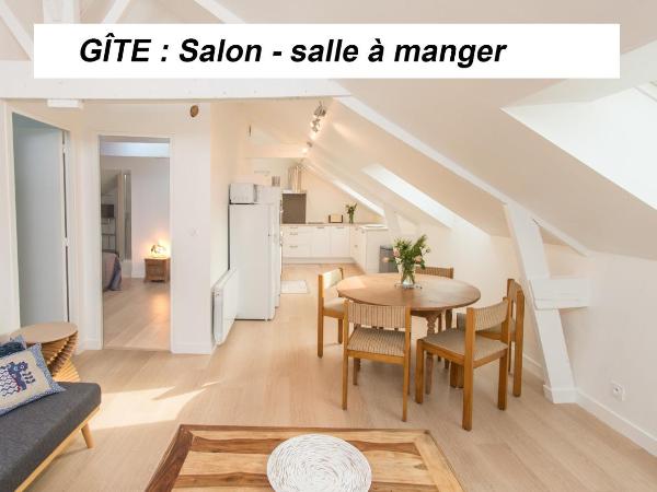 chambre d'hôte et gîte du jardin des corsaires : photo 4 de la chambre appartement - vue sur jardin