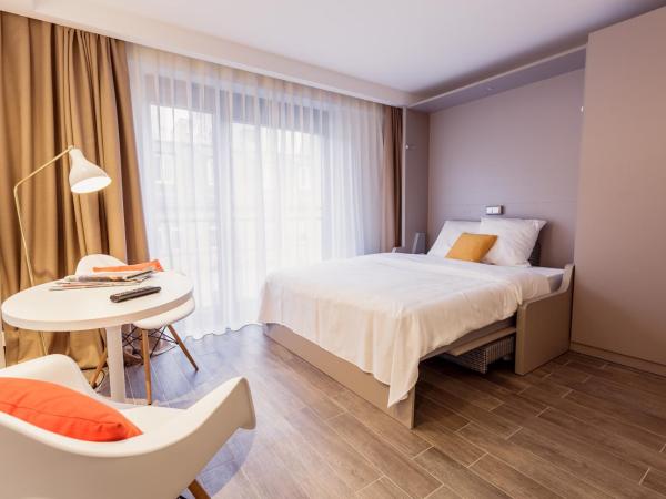 360 Apartment Hotel Frankfurt : photo 5 de la chambre appartement lily avec cuisine