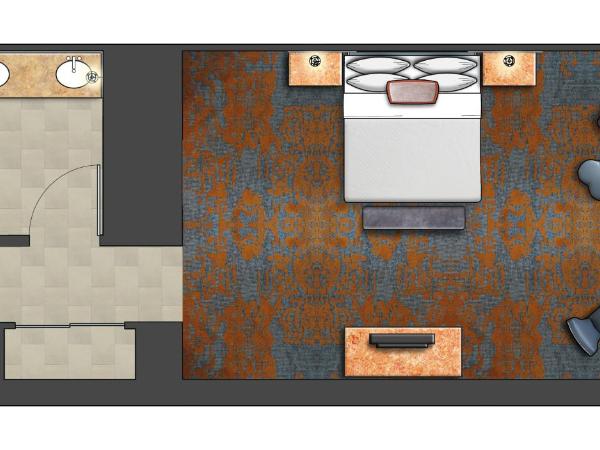 Universal's Loews Portofino Bay Hotel : photo 6 de la chambre chambre lit king-size deluxe (coupe file universal express unlimited gratuit inclus)