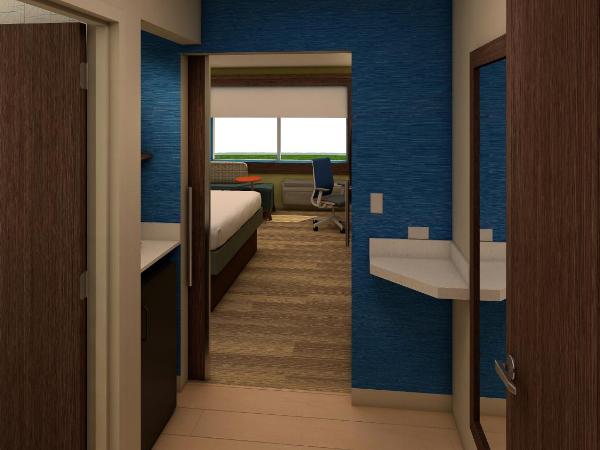 Holiday Inn Express & Suites - Edmonton SW - Windermere, an IHG Hotel : photo 2 de la chambre chambre lit king-size exécutive avec canapé-lit