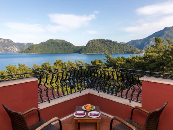 Grand Yazıcı Club Marmaris Palace : photo 5 de la chambre chambre double ou lits jumeaux standard hôtel - vue sur mer 