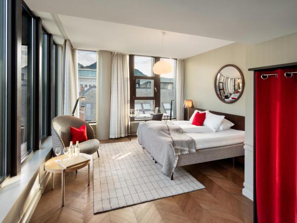 Bergen Børs Hotel : photo 6 de la chambre chambre lit king-size deluxe - vue sur ville