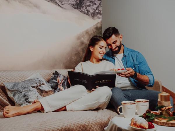 Serce Tatr Residence Zakopane - blisko Krupówek : photo 7 de la chambre appartement 2 chambres avec baignoire spa