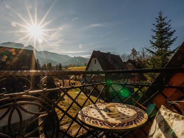 Serce Tatr Residence Zakopane - blisko Krupówek : photo 10 de la chambre chambre double supérieure - vue sur montagne