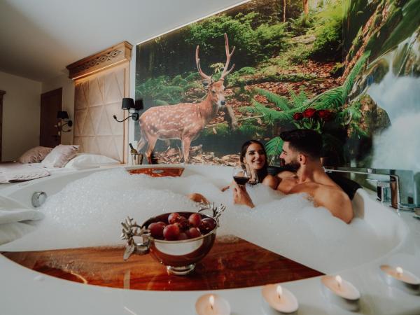 Serce Tatr Residence Zakopane - blisko Krupówek : photo 6 de la chambre chambre double de luxe avec baignoire spa 