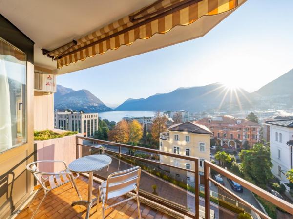 Hotel Delfino Lugano : photo 2 de la chambre suite panorama avec vue sur lac