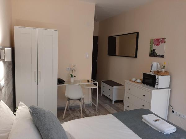 Korona Panzió Budapest : photo 4 de la chambre chambre double ou lits jumeaux supérieure avec terrasse