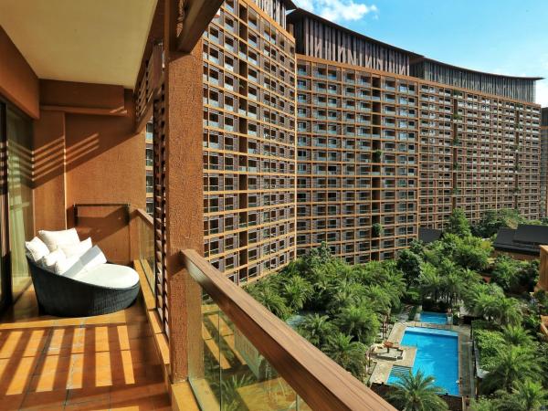Mangrove Tree Resort World Sanya Bay- Queen Palm Towers : photo 3 de la chambre deluxe room with garden view (one experience course of pulling embryo in the pottery bar+two glasses of beers and snacks one time)