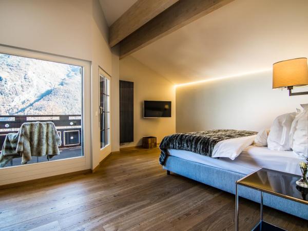 Waldhotel Fletschhorn Saas-Fee : photo 10 de la chambre suite - vue sur montagne