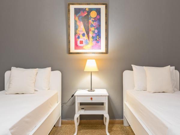 Private Rooms Athens - Shared Bathroom : photo 3 de la chambre chambre lits jumeaux Économique