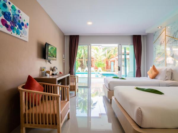Phi Phi Anita Resort : photo 4 de la chambre chambre lits jumeaux de luxe avec vue sur la piscine