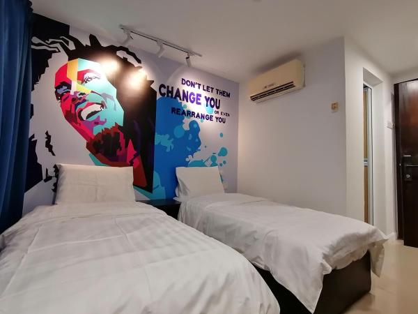 masroom Hotel Kuala Lumpur : photo 1 de la chambre chambre lits jumeaux supérieure
