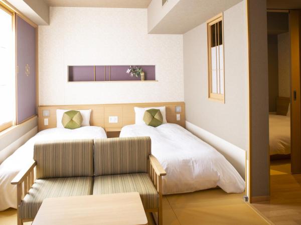 Onyado Nono Kyoto Shichijo Natural Hot Spring : photo 1 de la chambre chambre familiale avec sol en tatami