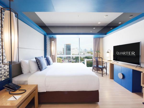 The Quarter Hualamphong by UHG : photo 2 de la chambre chambre lit king-size deluxe - vue sur ville