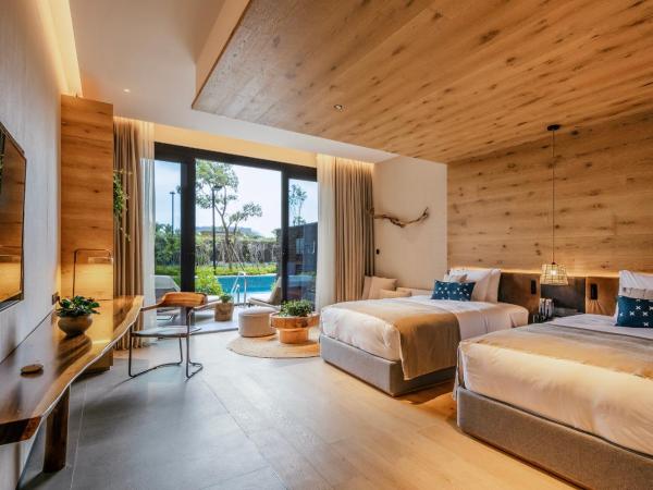 1 Hotel Haitang Bay, Sanya : photo 5 de la chambre hébergement lits jumeaux avec petite piscine lagoon