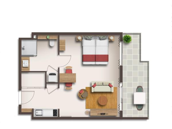 Domaine de Grand Baie : photo 10 de la chambre studio