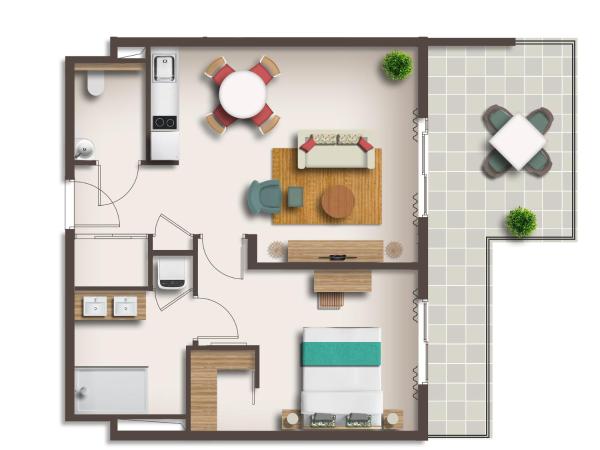 Domaine de Grand Baie : photo 7 de la chambre appartement 1 chambre