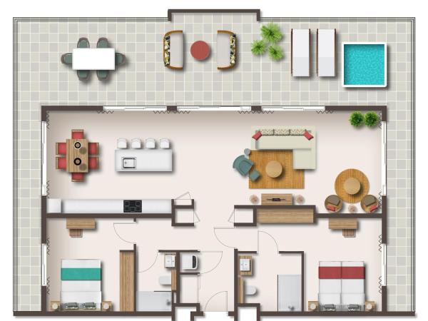 Domaine de Grand Baie : photo 7 de la chambre penthouse