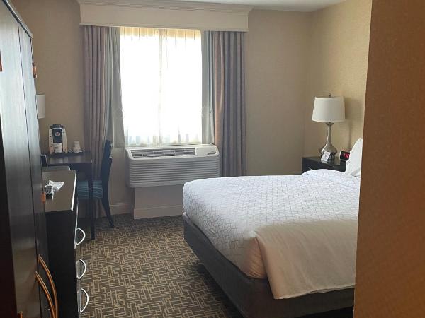 Holiday Inn Express Philadelphia Penn's Landing, an IHG Hotel : photo 4 de la chambre chambre lit queen-size avec douche à l'italienne - adaptée aux personnes malentendantes/non-fumeurs