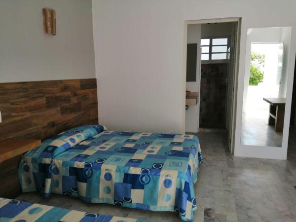 Hotel Villa Mexicana Puerto Escondido : photo 2 de la chambre chambre lits jumeaux standard - vue sur mer