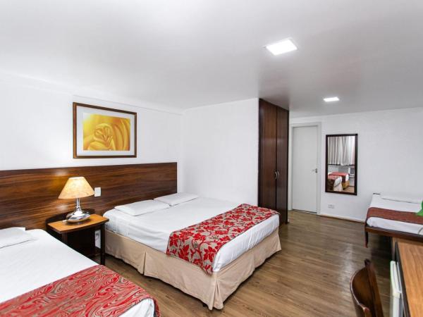 Hotel Dan Inn Curitiba Centro- 1,5Km do Estádio Couto Pereira -Show : photo 4 de la chambre chambre quadruple