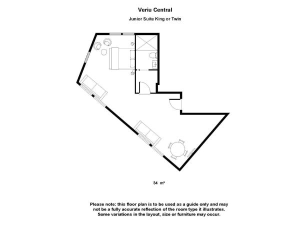 Veriu Central : photo 6 de la chambre  suite junior - lit king-size ou lits jumeaux