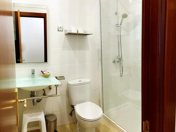 Hotel Artxanda Bilbao : photo 10 de la chambre chambre lits jumeaux avec salle de bains privative