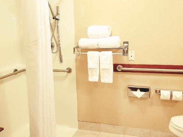 Holiday Inn Express Hotel & Suites Portland-Northwest Downtown, an IHG Hotel : photo 3 de la chambre chambre lit king-size standard avec douche accessible en fauteuil roulant - adaptée aux personnes à mobilité réduite
