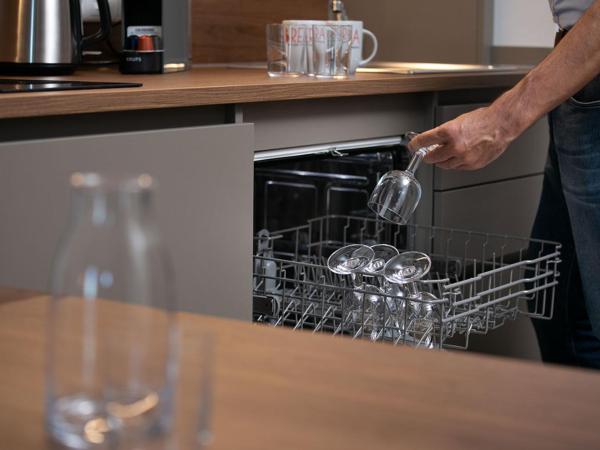 Brera Serviced Apartments Frankfurt West : photo 8 de la chambre appartement cosy avec cuisine