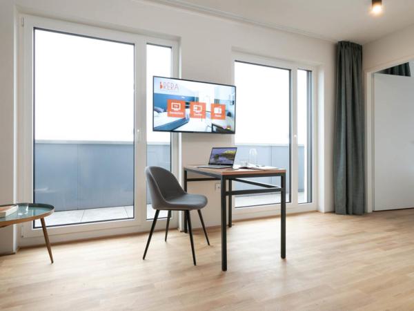 Brera Serviced Apartments Frankfurt West : photo 7 de la chambre appartement fantastique avec cuisine