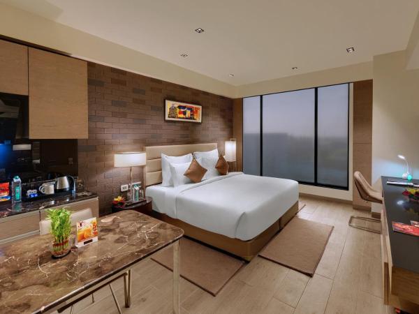 Wyndham Ahmedabad Shela : photo 7 de la chambre deluxe room, 1 king or 1 twin bed, city or garden view, non-smoking