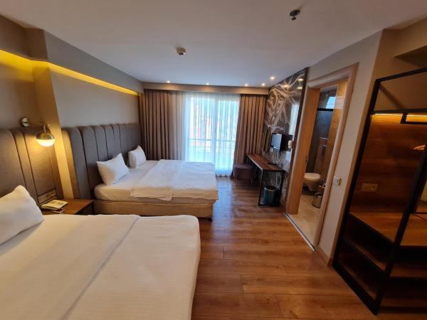 Air Boss Istanbul Airport and Fair Hotel : photo 9 de la chambre chambre triple Économique