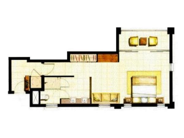 Luxury Apartments at Temple Resort and Spa Port Douglas : photo 9 de la chambre studio suite with additional foldaway bed