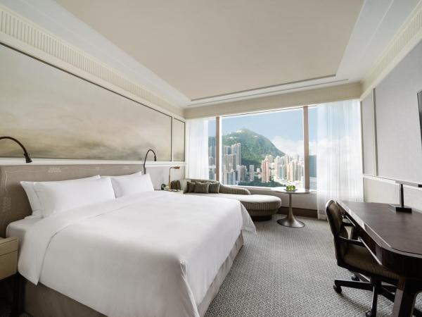 Island Shangri-La, Hong Kong : photo 1 de la chambre chambre lit king-size island shangri-la horizon - vue sur pic (récemment rénovée)