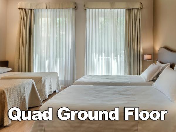 Hotel La Fortezza : photo 3 de la chambre chambre quadruple - rez-de-chaussée