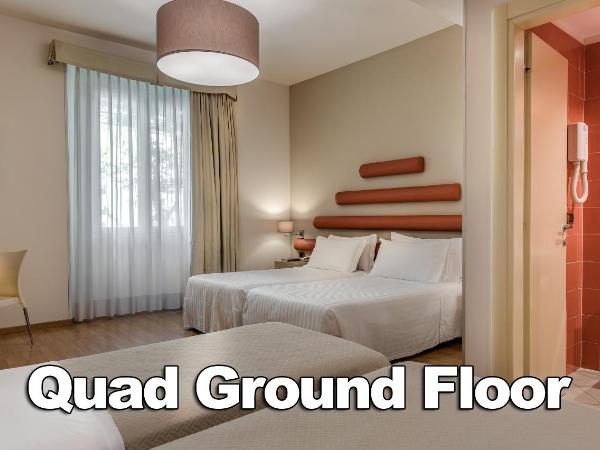 Hotel La Fortezza : photo 2 de la chambre chambre quadruple - rez-de-chaussée