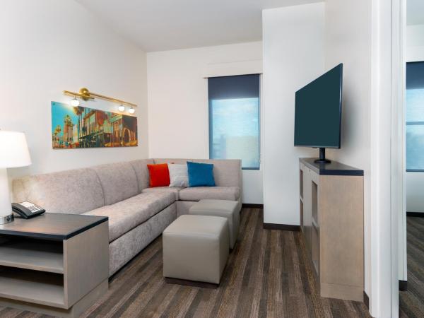 Hyatt House Tampa Airport/Westshore : photo 2 de la chambre suite 1 chambre lit king-size avec canapé-lit et cuisine