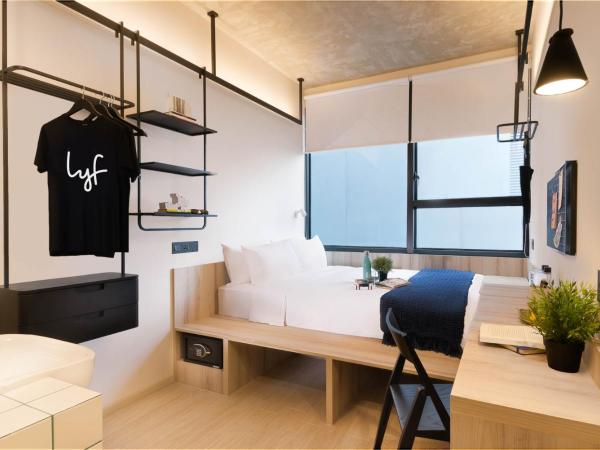 lyf Funan Singapore : photo 2 de la chambre studio avec lit queen-size - unique